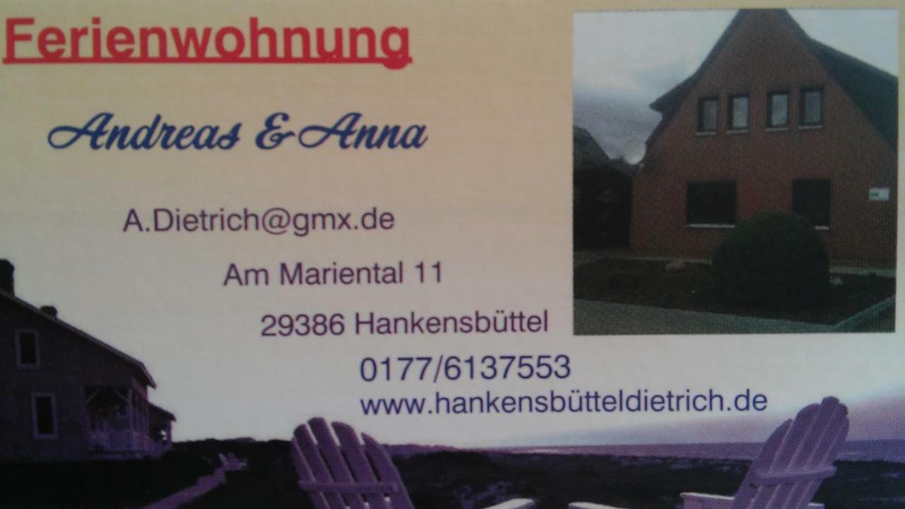 Апартаменти Am Mariental 11 Hankensbuttel Екстер'єр фото